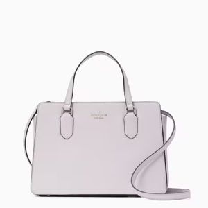 Kate Spade Grey Laurel Way Reese Satchel Purse Handbag